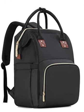Diaper Bag Backpack Multifunction Maternity Nappy Baby Bag for Girls & Boys Large Capacity Travel Diaper Bags Dark Black