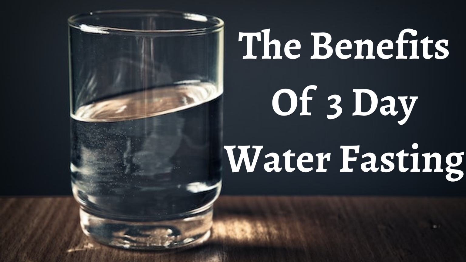 research on water fasting