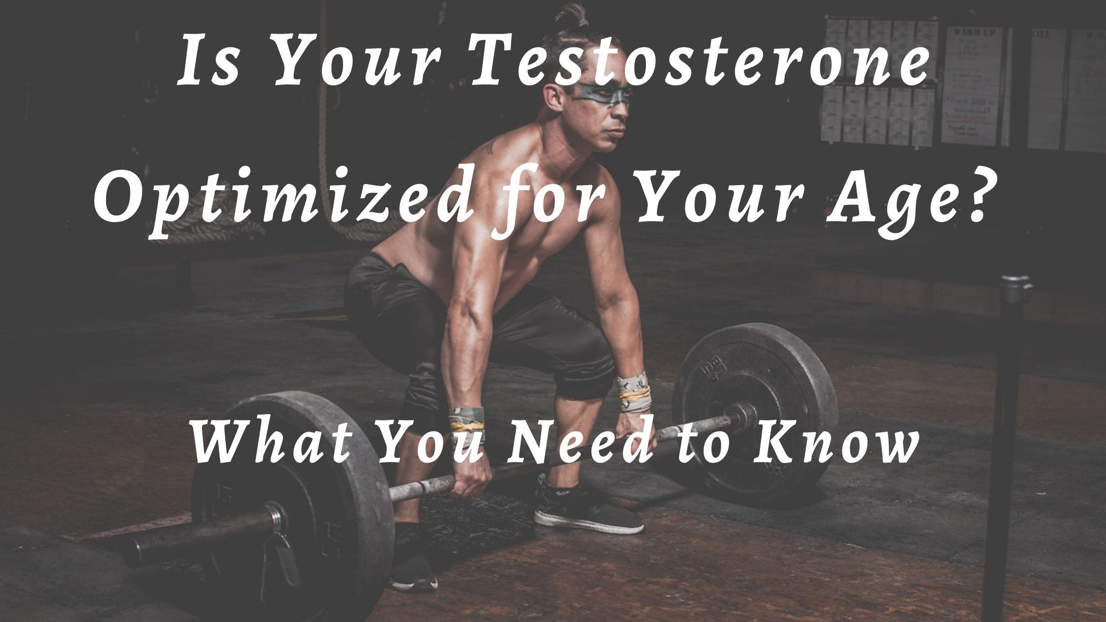 You are currently viewing Is Your Testosterone Optimized for Your Age? What You Need to Know
