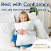 viewstar Pillows Standard Size Set of 2, Standard Pillows 2 Pack for Sleeping - Best Luxury Pillows - Image 2