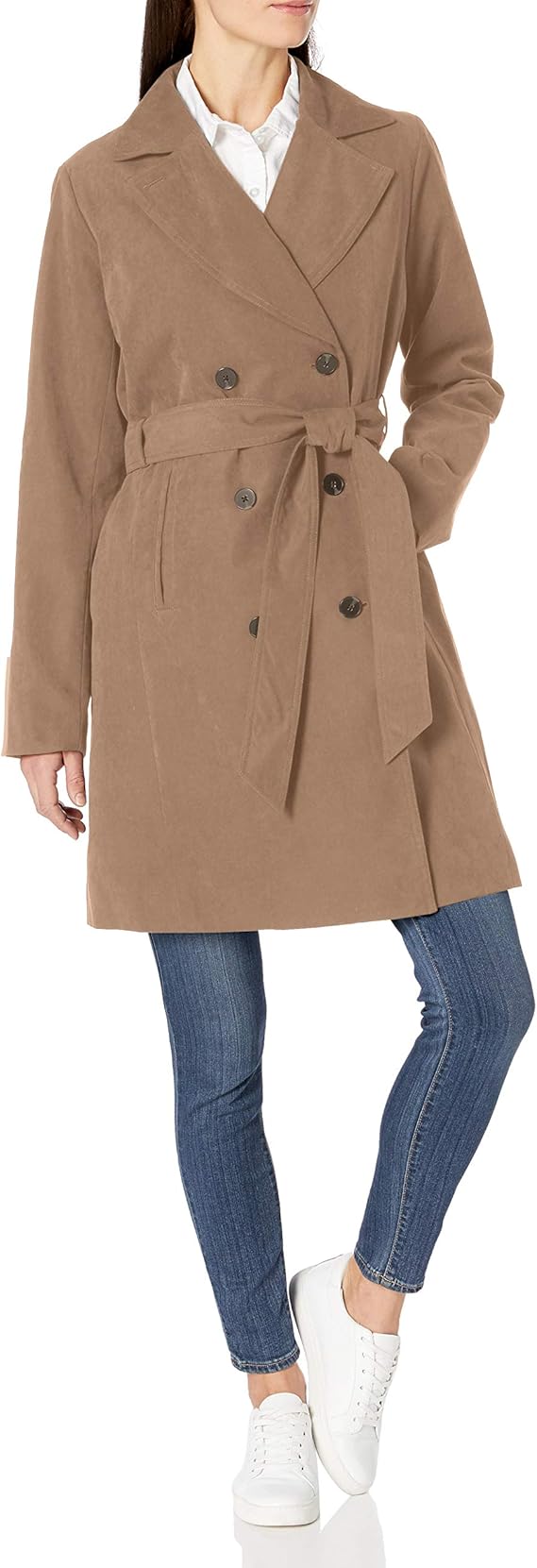 Women's Relaxed-Fit Water-Resistant Trench Coat