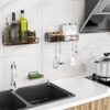 Bathroom Shower Caddy Basket with Soap Holder