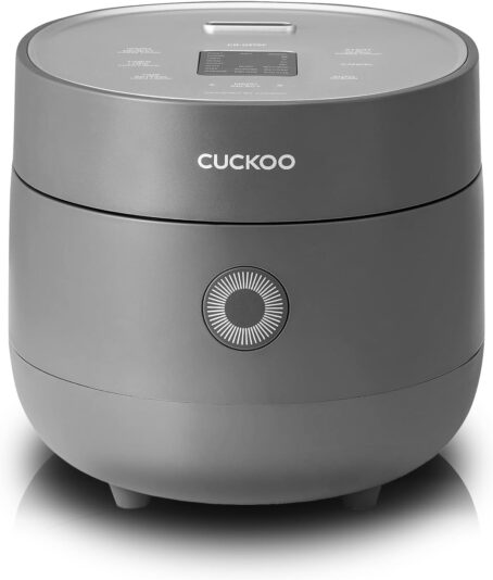 CUCKOO Best Rice Cooker with Stainless Steel Pot, 6-Cup Uncooked, 13 Menu Modes, LCD Display