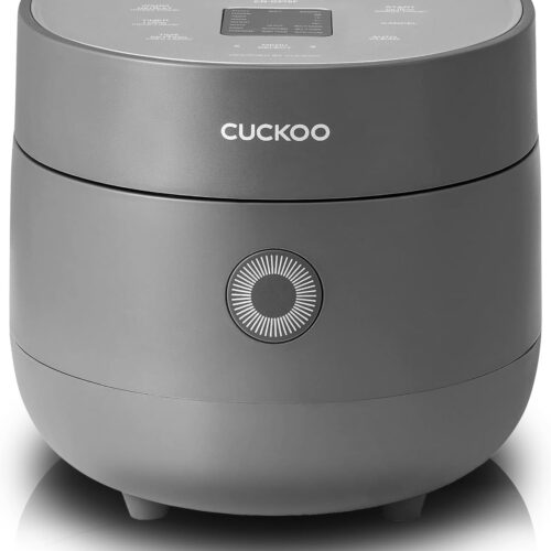 CUCKOO Best Rice Cooker with Stainless Steel Pot, 6-Cup Uncooked, 13 Menu Modes, LCD Display