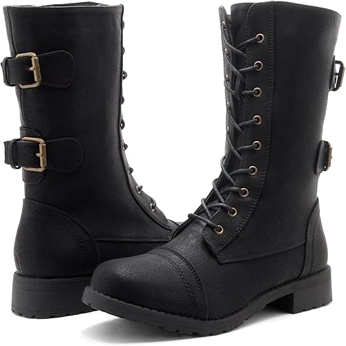 high ankle combat boots