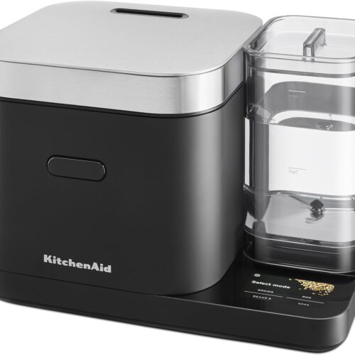 KitchenAid Smart Grain and Rice Cooker with Integrated Scale and Water Tank, 8-Cup Capacity