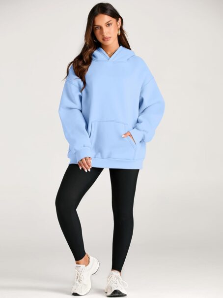 Cozy Up in Style with These Oversized Fleece Sweatshirts.