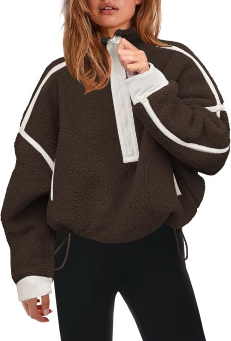 Oversized Sweatshirt with Pockets