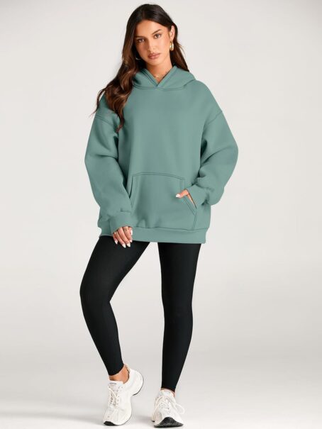 Cozy Up in Style with These Oversized Fleece Sweatshirts.