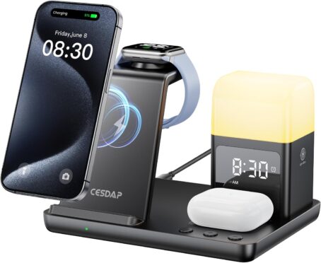 Wireless Charging Station for Apple