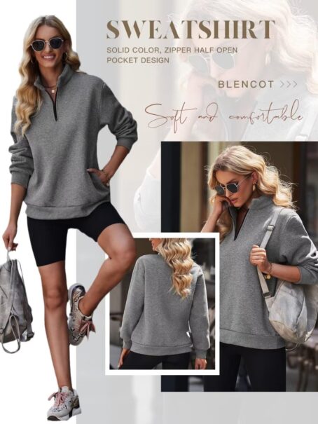 Cozy and Stylish Oversized Sweatshirts for Women.