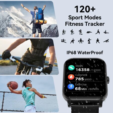 Smart Watch, 1.85" Smartwatch for Men Women