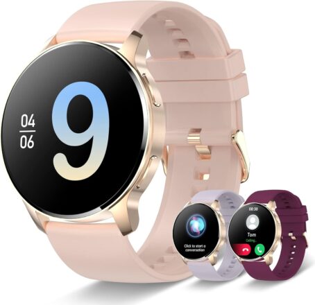 Smart Watch for Women, Bluetooth Call Fitness Tracker for Android and iOS Phones