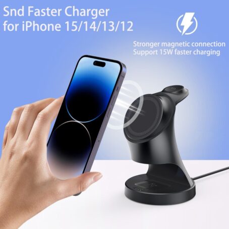 3 in 1 Magnetic Wireless Charger Stand