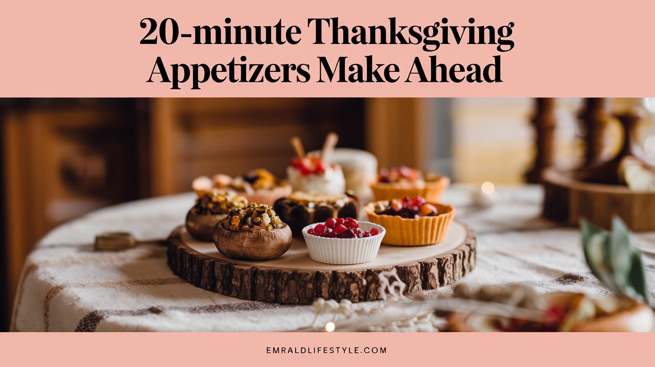 You are currently viewing 20-Minute thanksgiving appetizers make ahead: Make-Ahead Magic