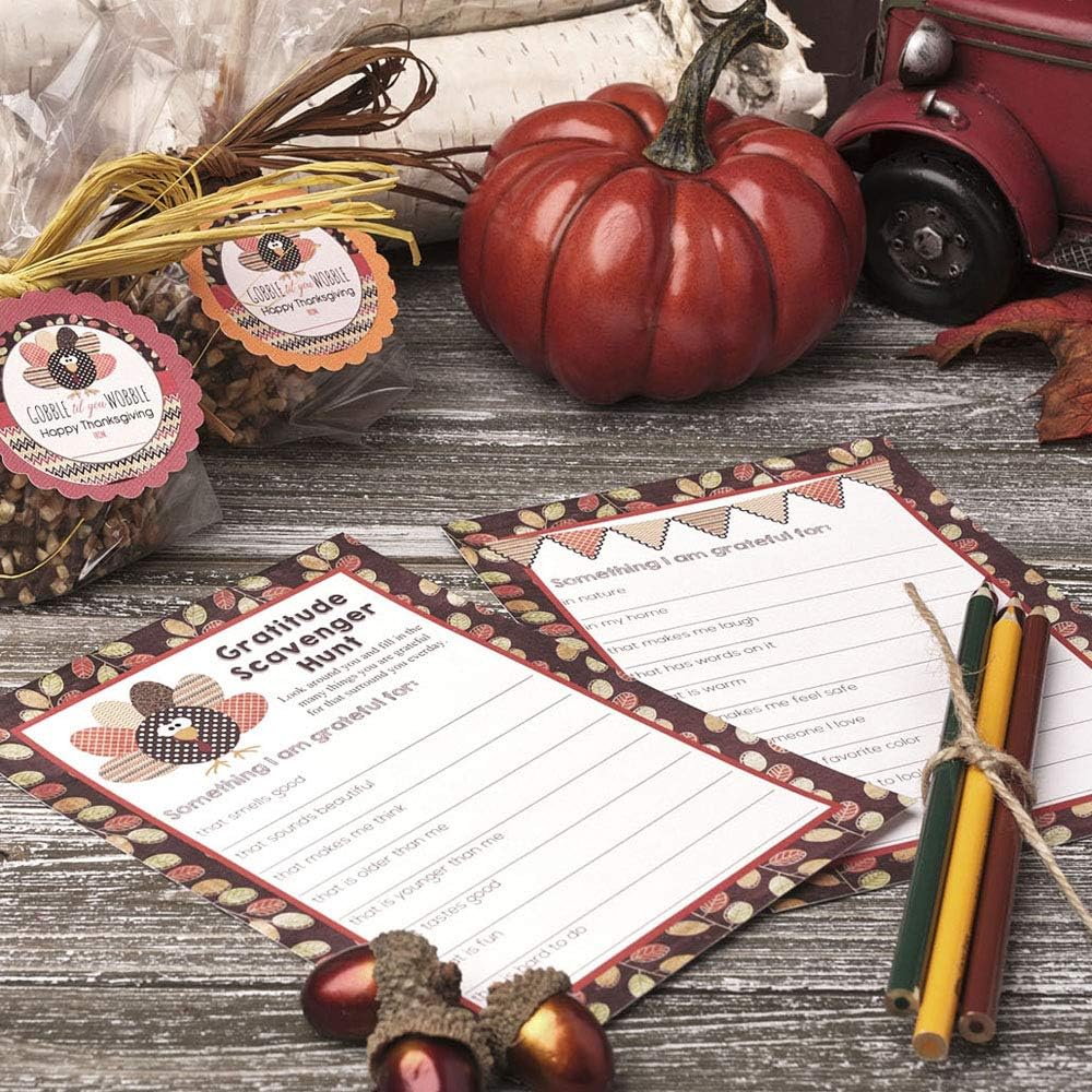 Thanksgiving games for family - “I Am Grateful For” Gratitude Scavenger Hunt Thanksgiving Fill In Game Cards