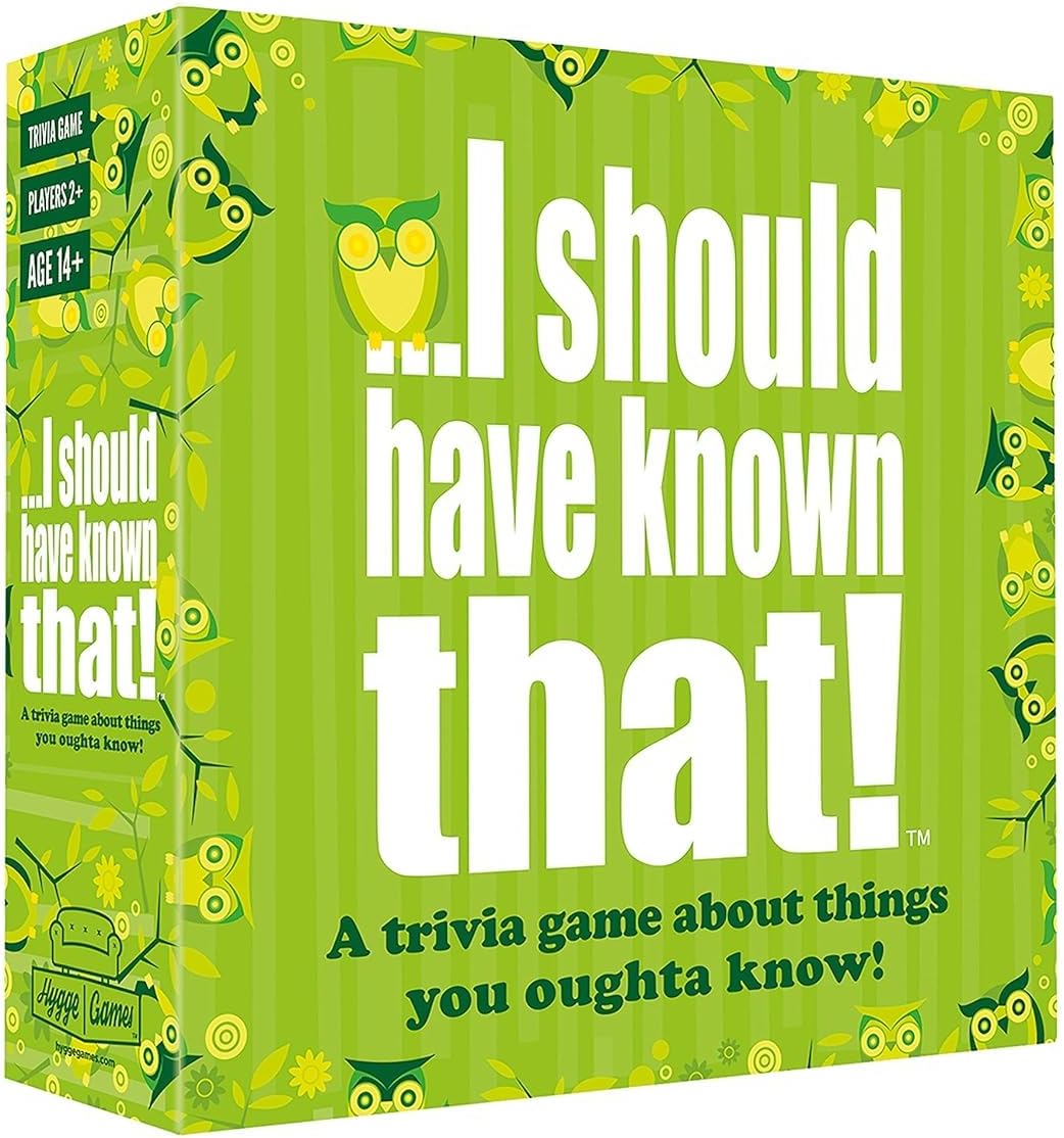 Thanksgiving games for family - I should have known that! - A Trivia Game About Things You Oughta Know
