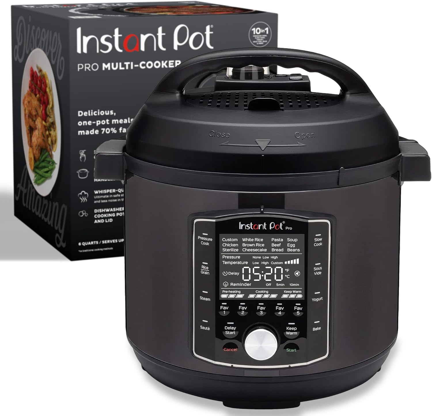 Instant Pot Pro 10-in-1 Pressure Cooker, Slow Cooker, Rice/Grain Cooker, Steamer, Sauté for Thanksgiving leftover recipes creative