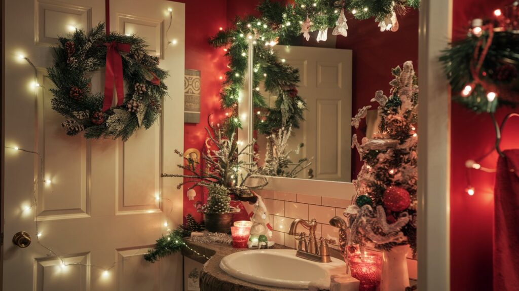 Bathroom Christmas Décor Ideas