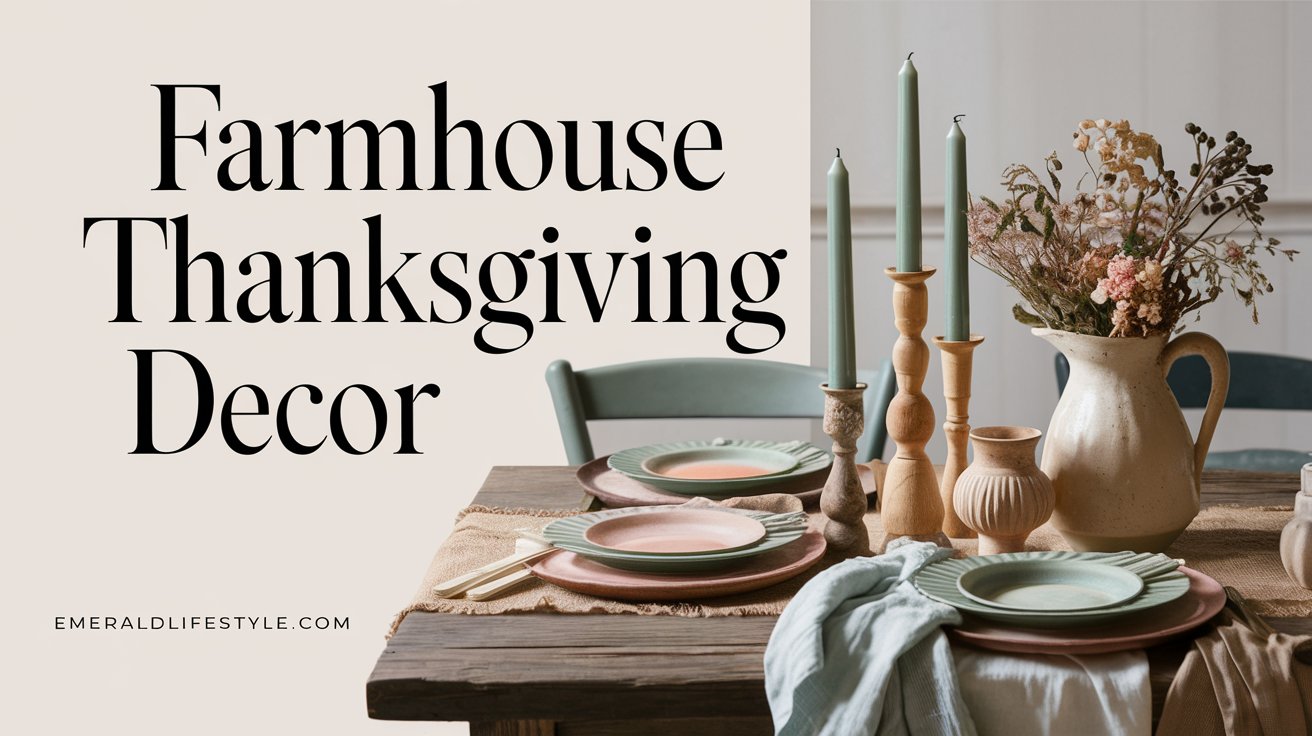 You are currently viewing Farmhouse-Style Thanksgiving Décor: Create a Warm, Rustic Setting