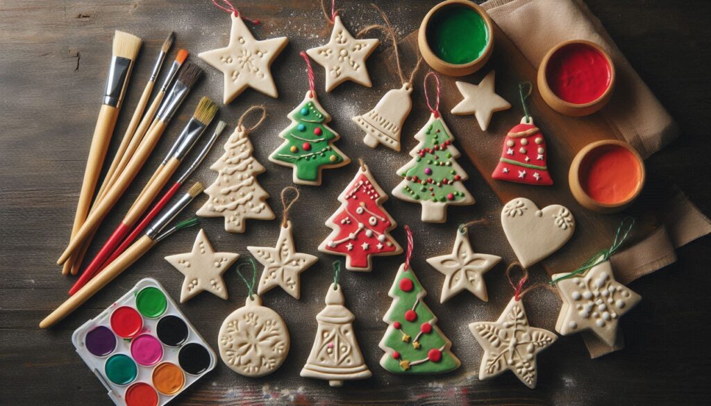 DIY Christmas craft for beginners - Salt Dough Ornaments