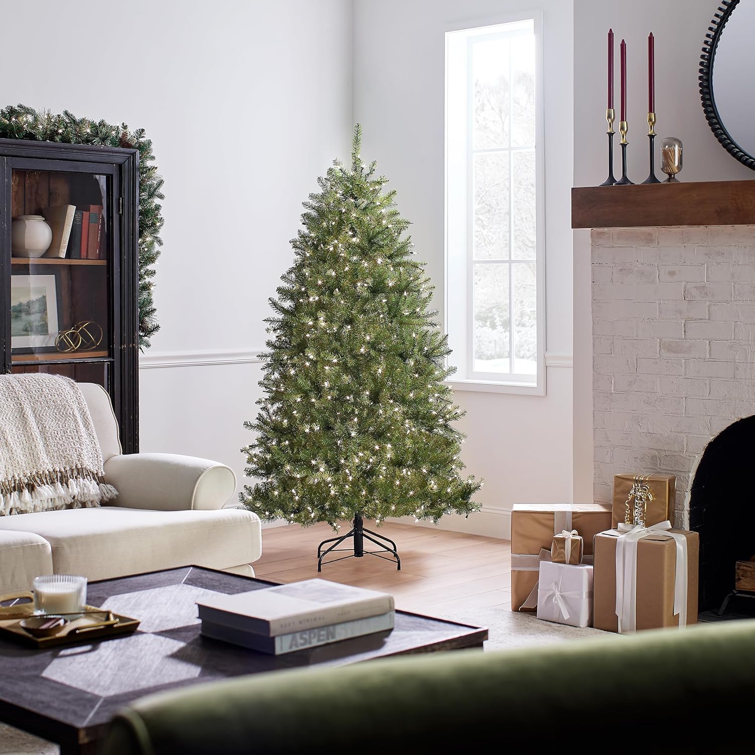 Best Christmas Decorations for a Festive Home Makeover - Pre-lit Artificial Christmas Tree