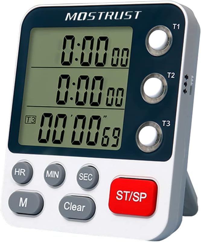 thanksgiving side dishes - Digital Dual Kitchen Timer, 3 Channels Count UP/Down Timer, Cooking Timer