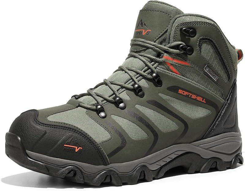 Valentine's Day ideas -  Men's Ankle High Waterproof Hiking Boots Outdoor Lightweight Shoes Trekking Trails Armadillo