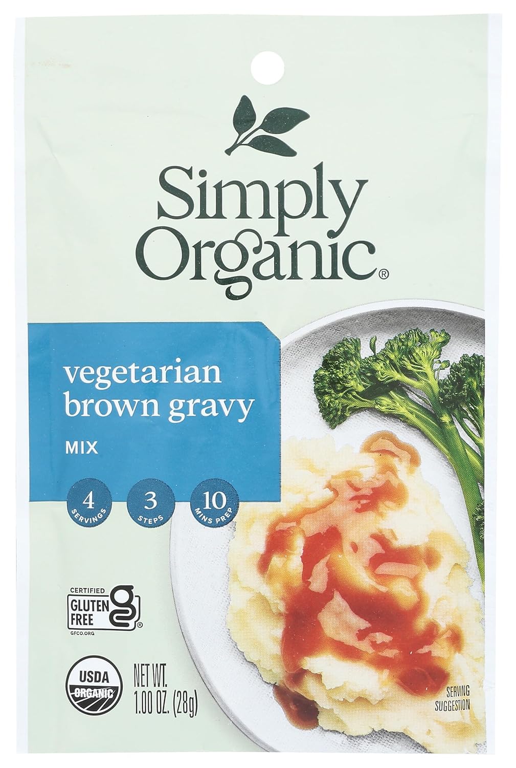 Unforgettable Christmas recipes - Simply Organic Vegetarian Brown Gravy Mix, Certified Organic, Vegetarian, Gluten-Free 