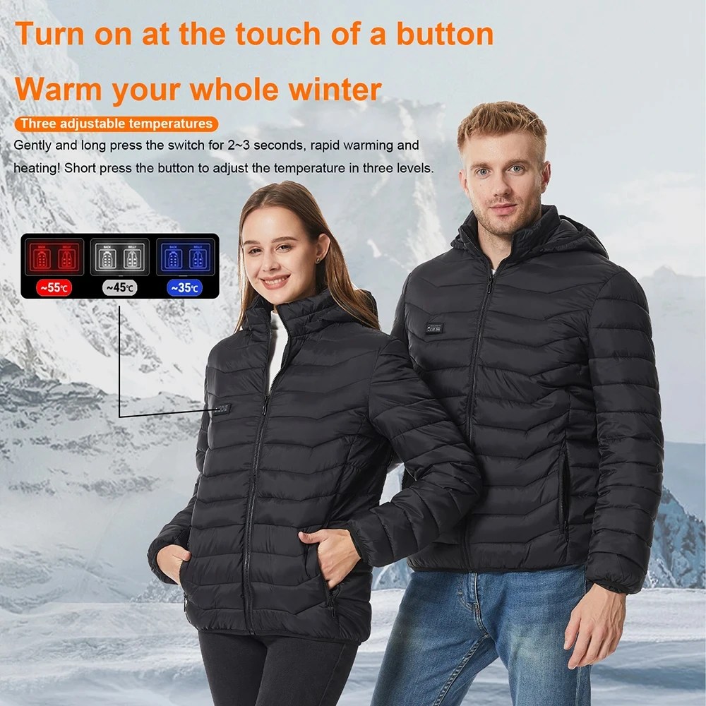 Heated Winter Jacket for Men and Women: Ultimate Warmth and Comfort