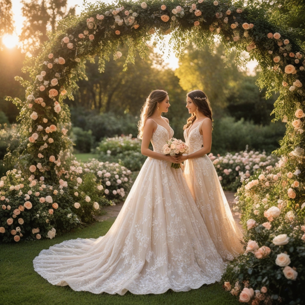 Bloom in Style Garden Wedding Dresses