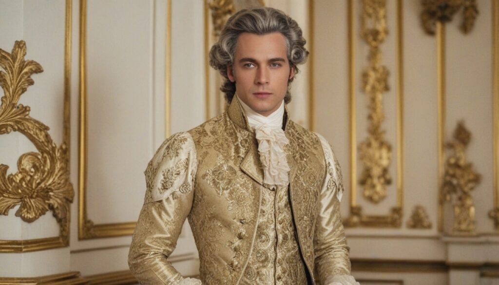 Men’s Rococo Fashion Elegance in Tailoring