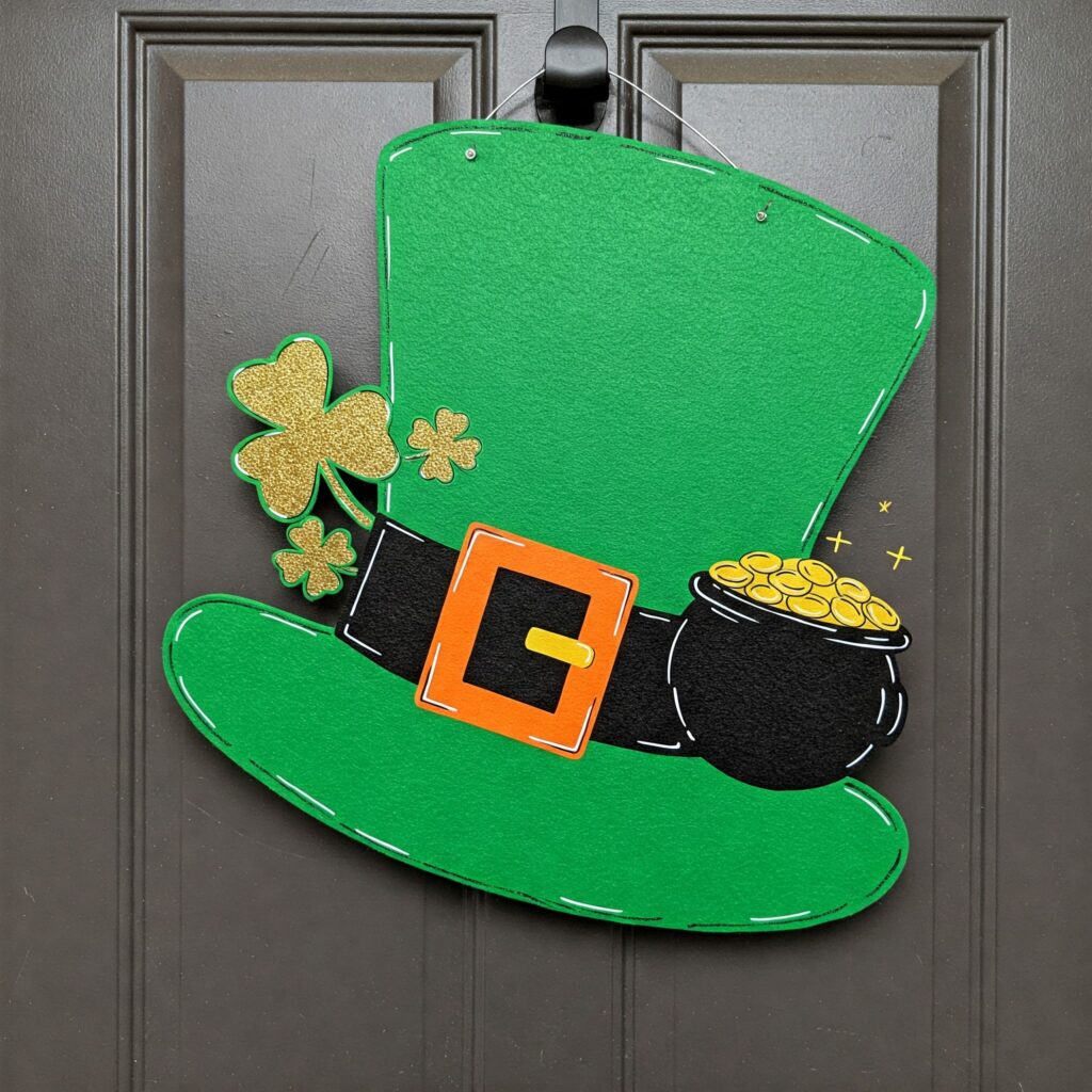 Leprechaun Hat Door Hanger