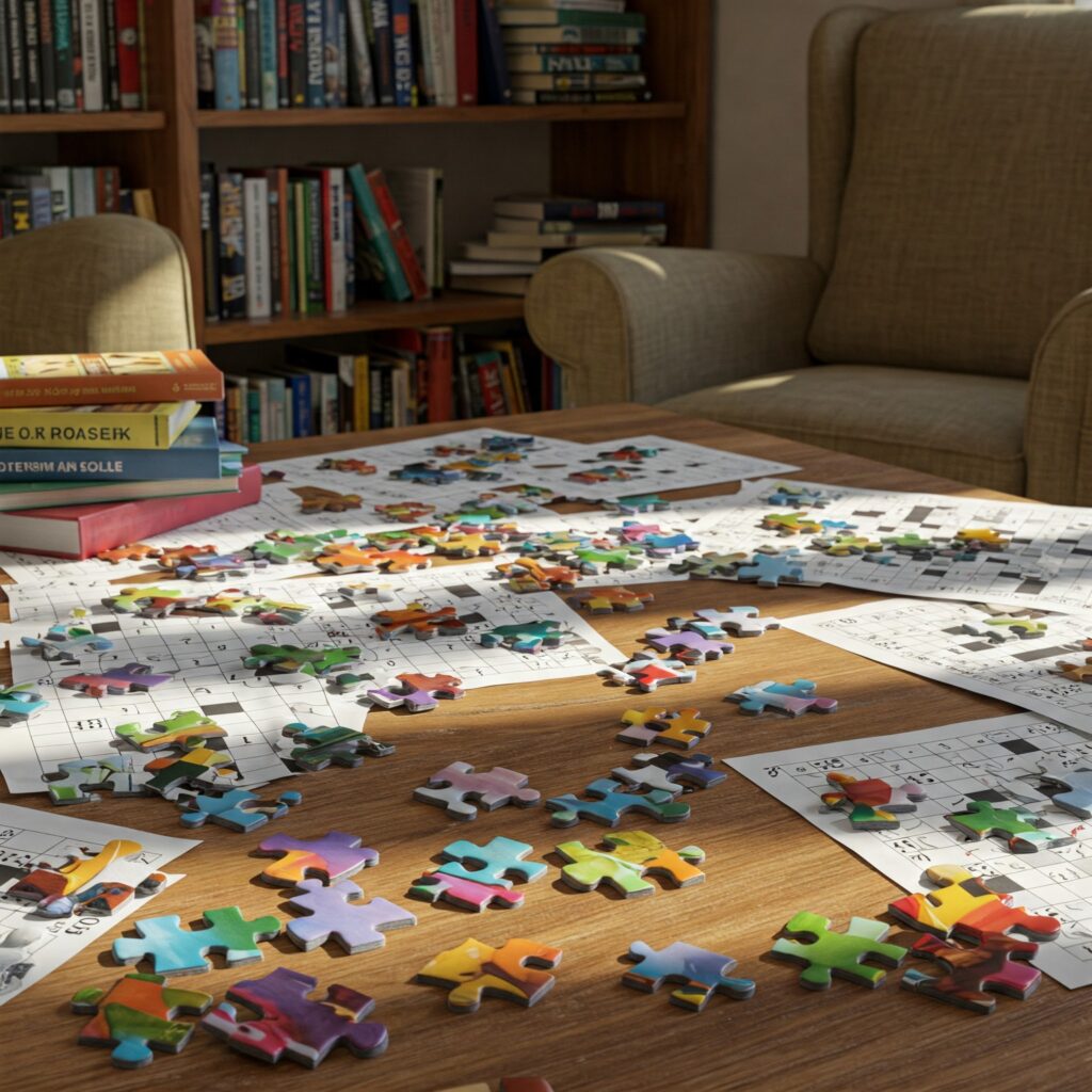 Puzzles Exercise Your Mind with Engaging Challenges - mindful home hobbies