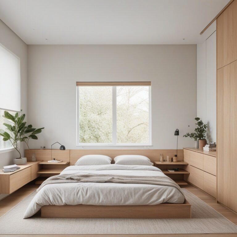minimalist bedroom ideas - Emerald Lifestyle