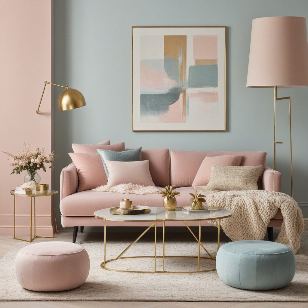 Muted Metallics and Soft Pastels (1)