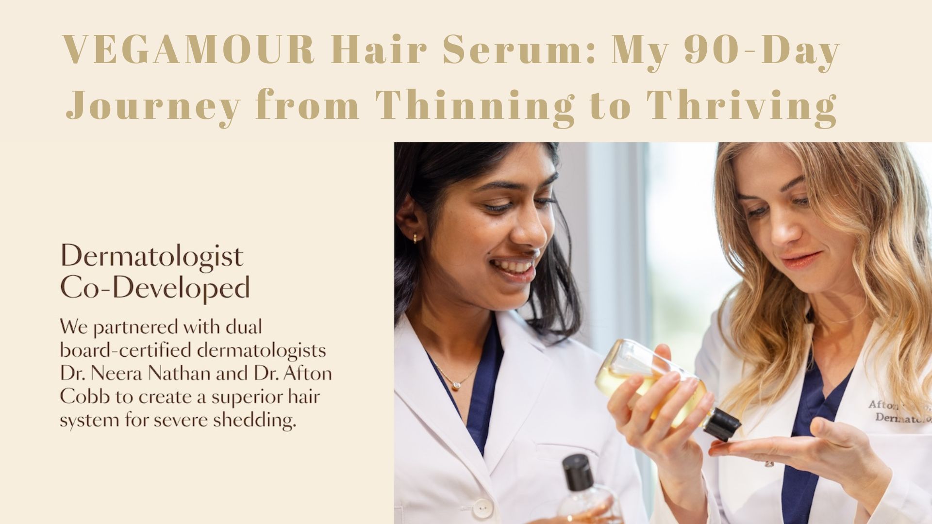 Read more about the article VEGAMOUR Hair Serum: My 90-Day Journey from Thinning to Thriving
