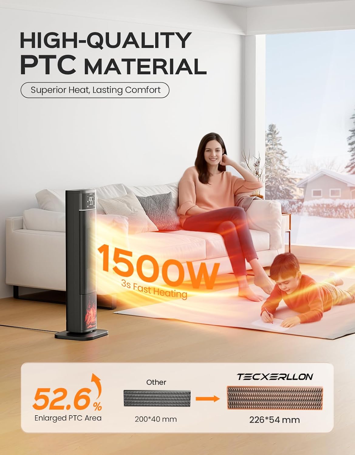 large room space heater