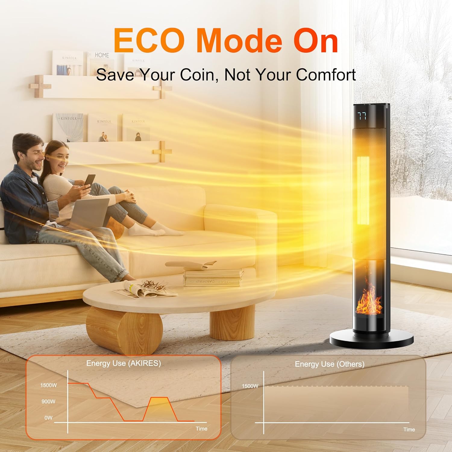 electric space heater - AKIRES Electric Space Heater Review: Your Complete Guide to Safe, Efficient Winter Comfort