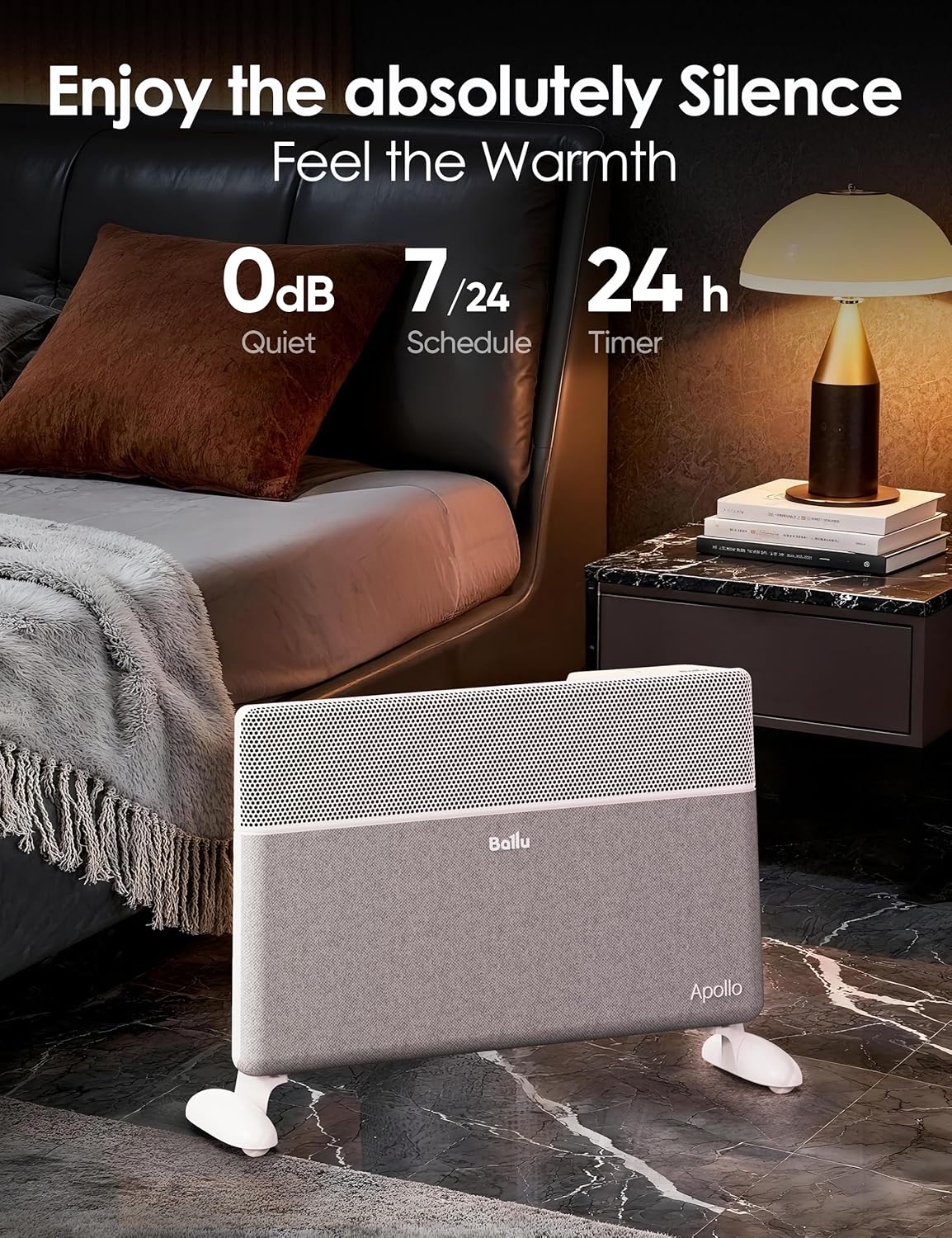 Smart Quiet Heater with Programmable Thermostat