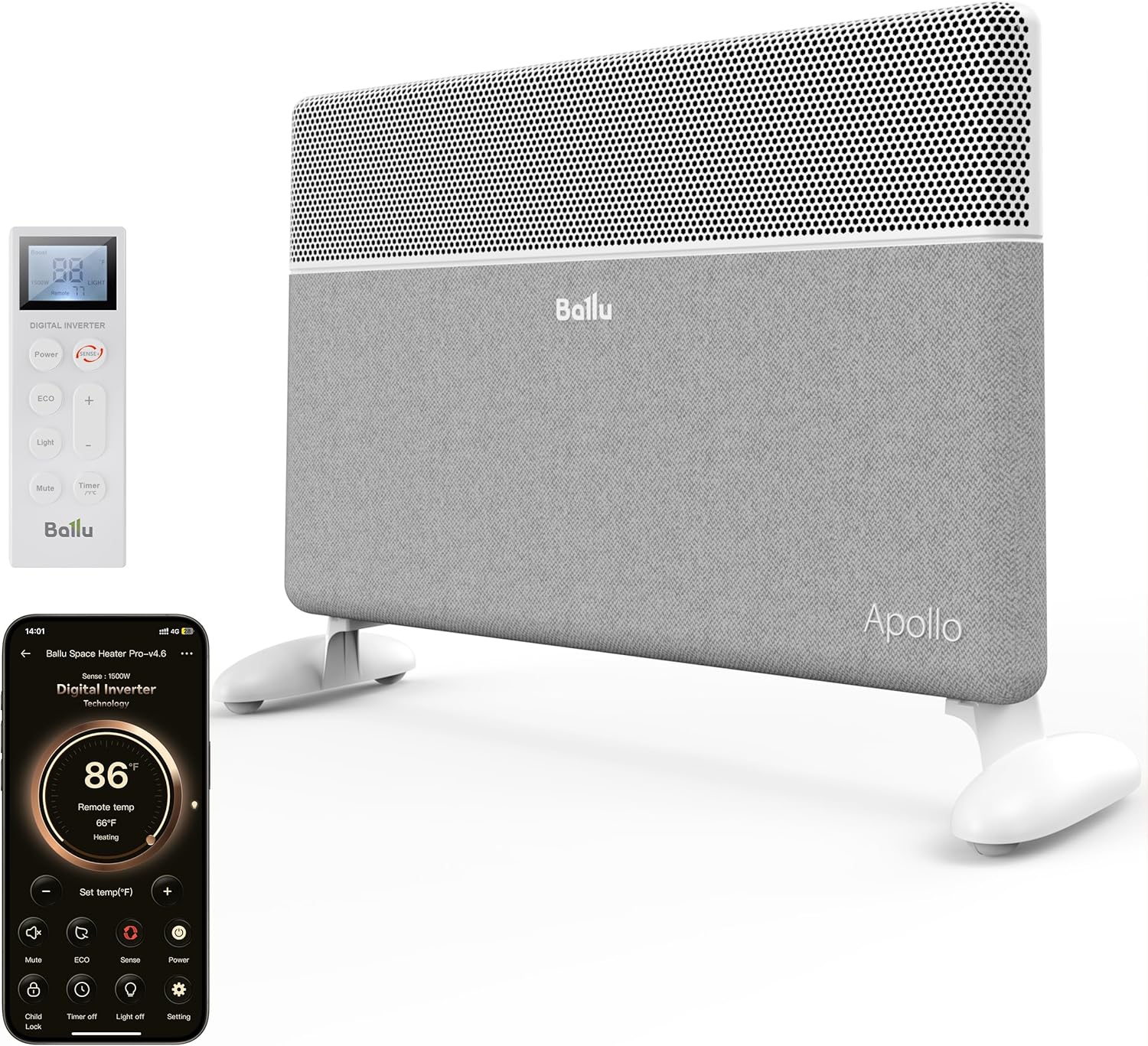 Ballu convection heater