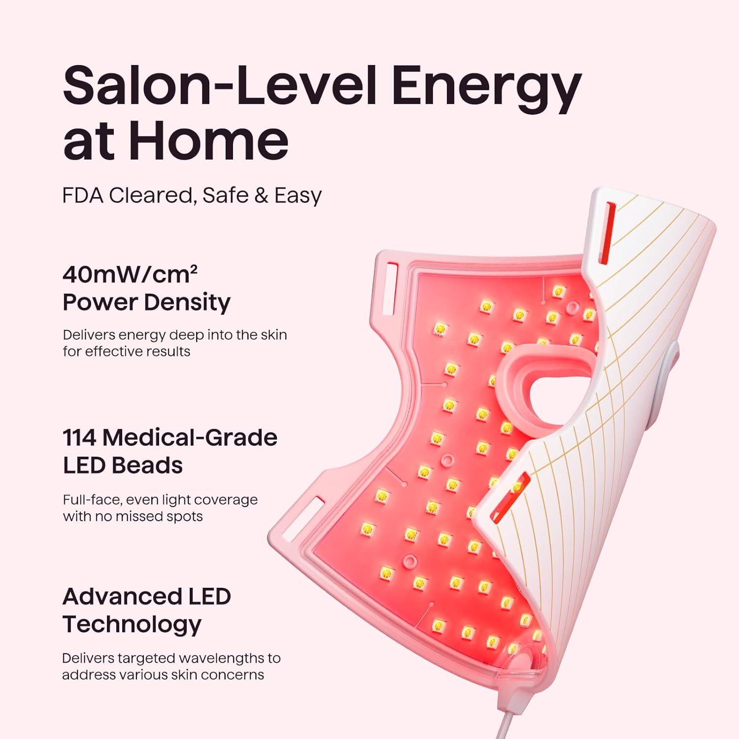 red light therapy mask