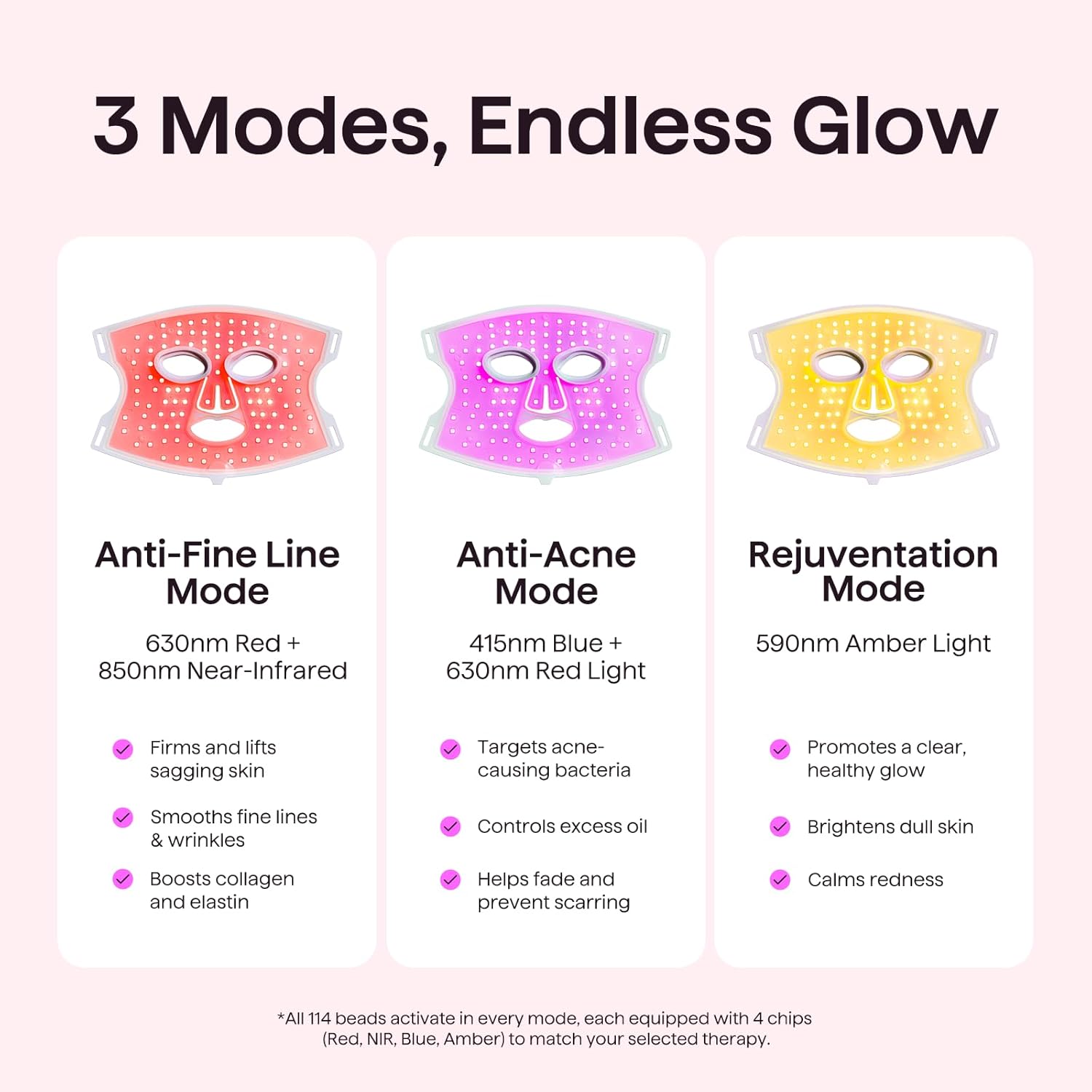 red light therapy mask