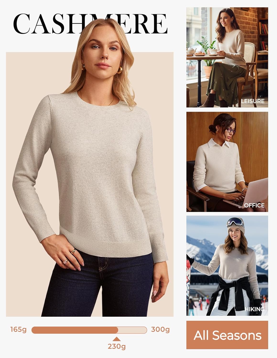 Casual Fall Crew Neck Sweater