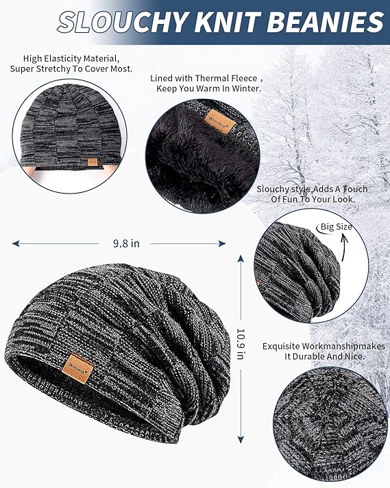 men's winter hat scarf gloves set