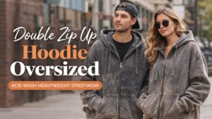 Read more about the article Double Zip Up Hoodie Oversized Style: The Ultimate Streetwear Essential for Comfort, Style, and Everyday Confidence
