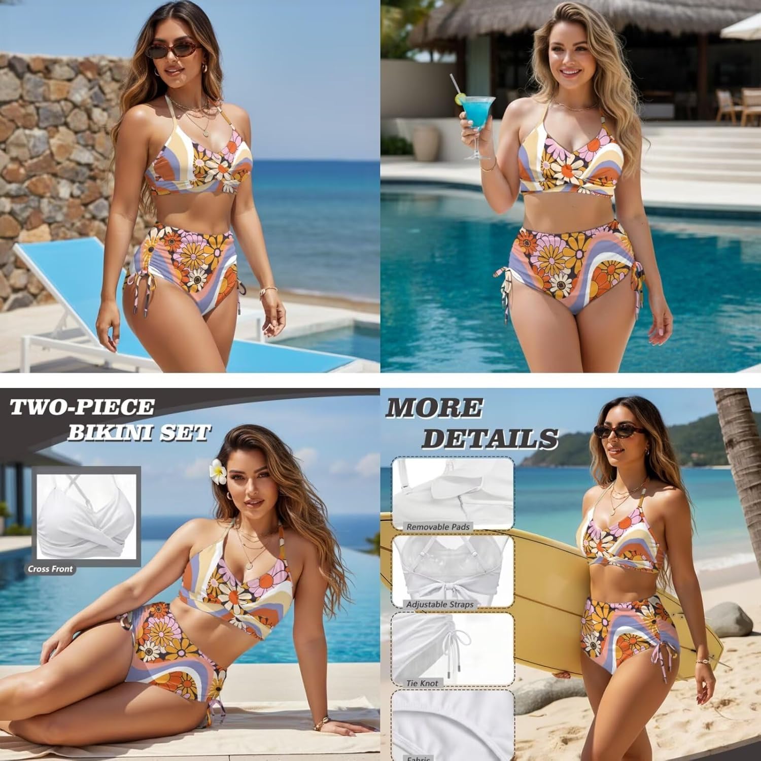 tummy control bikini set