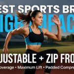 Finally Adjustable: The Best Sports Bra High Impact Option With Zip Front, Full Coverage & Lift