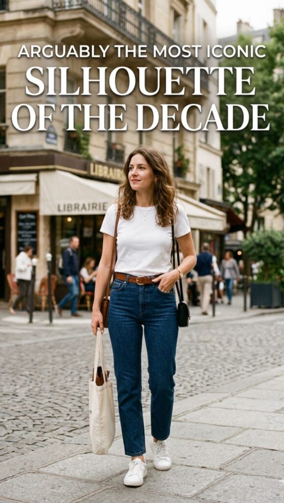 minimalist summer capsule wardrobe - The White Fitted Crew-Neck Tee