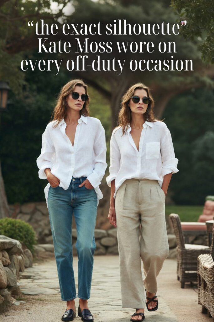  The White Linen Oversized Button-Down Shirt